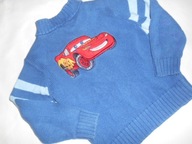 H&M CARS AUTA EXTRA SWETER SYNEK 110/116