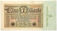 Niemcy - BANKNOT - 1 Miliard Marek 1923 - 5.9.1923