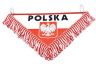 Proporczyk Polska MTS 28x19 cm trójkątny