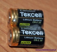 Lítiová batéria Tekcell CR-2 3V sada. 2 ks