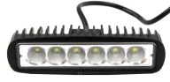 Фара рабочая 6 led модуль rozproszony 18w ce homol фото, цена