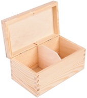 Darčeková krabička šperky box 2 drevené oddiely