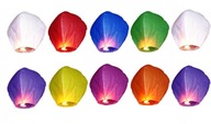 Lanterns šťastie Lanterns Svadobné Set 10 kusov