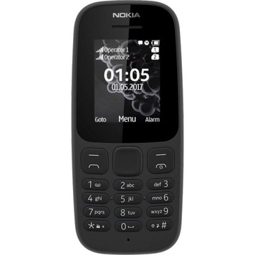 Телефон NOKIA 105 Dual Sim _ черный