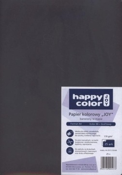 Картон графитового цвета А4 Yoy HappyColor (25)