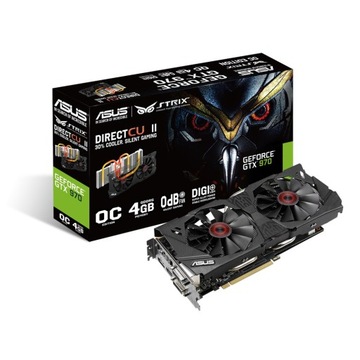 Видеокарта Asus GeForce GTX 970 Strix 4 ГБ 256 DC2OC-4GD5 DP КЛАСС А