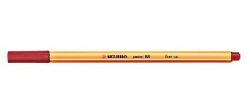 CIENKOPISY STABILO Point ciemnoczerwony CIENKOPIS heksagonalny dla DZIECI