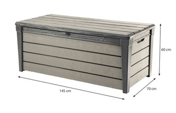 KETER BRUSHWOOD GARDEN BOX 455L Графит