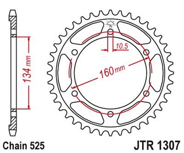 Комплект привода Honda CBR 600 RR 07-14 DiD MOC+