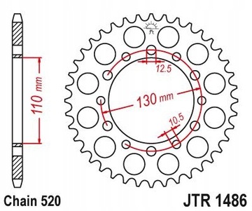 Zestaw napęd-owy Kawasaki EL 250 91-96r Eliminator Zębatki + Łańcuch GOLD
