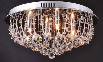 222 NOWOCZESNY ŻYRANDOL LAMPA SUFITOWA PLAFON RATY