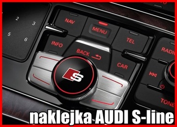 НАКЛЕЙКА НА КНОПКУ AUDI S-LINE RS A4 A6