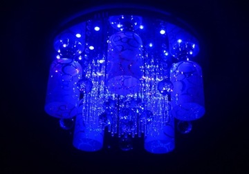 370 NOWOCZESNY ŻYRANDOL LAMPA SUFITOWA PLAFON LED