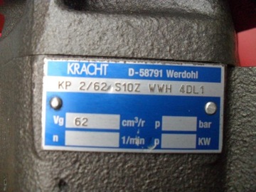 Гидронасос KRACHT KP 2/62 S10Z WWH 4DL1