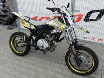 Yamaha WR 125 X шпонированные наклейки ЖЕЛТЫЙ НАБОР