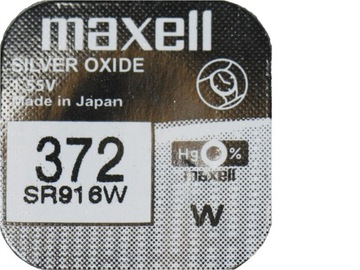 3x BATERIA SREBROWA MAXELL SR 916 W 372 D372