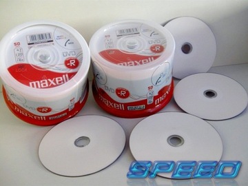 Диски для печати MAXELL DVD-R БЕЛЫЕ для печати 50 шт.