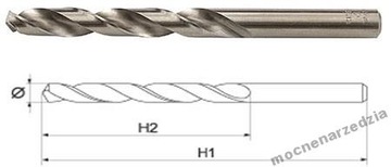 WIERTŁO DO METALU 2,5mm HSS-CO, 2 SZT KOBALT