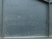 фото thumb №6, Кронштейн кронштейн полка 6q6867761f vw polo 9n левый