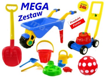 MEGA Sand SET 12 шт. Лопата для газонокосилки и тачки