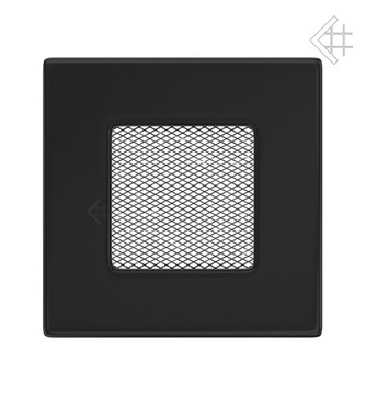KRATKA KOMINKOWA WENTYLACYJNA 11x11 CZARNA kominka metalowa siatką kieszeń