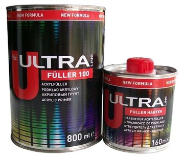 NOVOL ULTRA FULLER 100 ЧЕРНАЯ АКРИЛОВАЯ ГРУНТОВКА