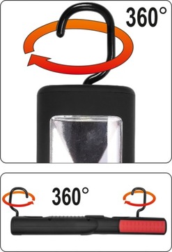 ЛАМПА ДЛЯ МАСТЕРСКОЙ 3 Вт COB LED Li-Ion micro USB YATO