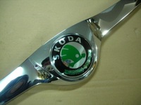 фото thumb №3, Решётка радиатора хром перед skoda fabia ii roomster lift