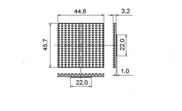 Радиатор 18691B AAVID THERMALLOY цена за 2 шт.