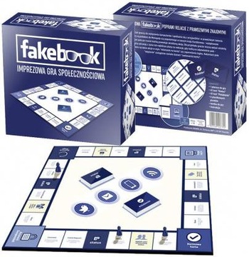 Игра для вечеринок FAKEBOOK, похожая на подарок «Монополия», НОВИНКА