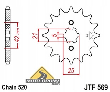 Yamaha YZ 250 1992 2T S.Wzmocnio комплект привода