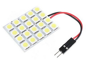 ПАНЕЛЬ 20 LED 5050 T10 W5W C5W C10W ПОТОЛОК 12В