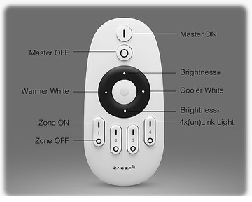 Пульт дистанционного управления Mi-Light CCT LED, 4 ЗОНЫ, Wi-Fi, ДИММЕР