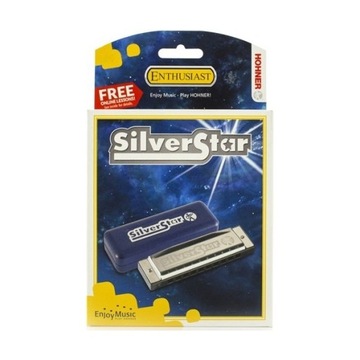 Губная гармошка Hohner SilverStar E + футляр