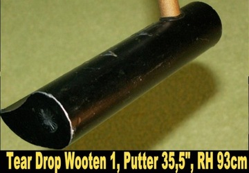 клюшка для гольфа PUTTER TEARDROP WOOTEN 1 (RH)