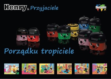 ODKURZACZ NA BATERIE ZABAWKA CASDON HENRY + GRATIS