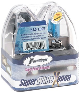 2 лампы Farenheit H8 35 Вт COOL BLUE XENON 5000K