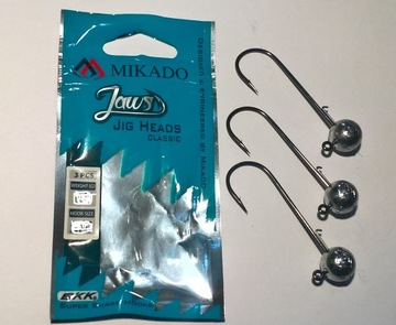 Główka jigowa Mikado Jaws Classic Jig 6 3g 3szt. Rozmiar: 6