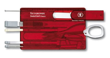 КАРМАННЫЙ НОЖ VICTORINOX SWISSCARD RUBY 0.7100.T, 10 функций CeDe