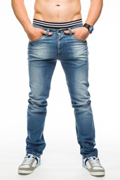 SPODNIE MĘSKIE VANKEL JEANS - 620 - 130CM L32