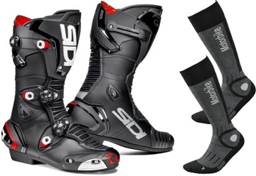 SIDI MAG-1 черные спортивные мотоциклетные ботинки, размер 43