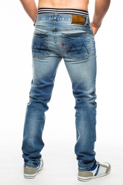 SPODNIE MĘSKIE VANKEL JEANS - 620 - 94CM L34