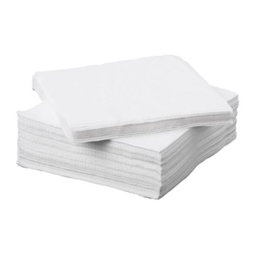 Салфетки IKEA Fantastisk белые 24х24 50 шт.