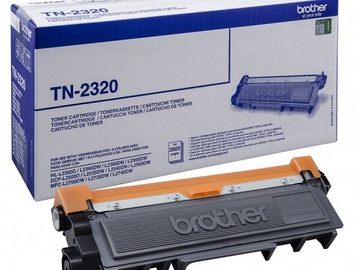 Черный тонер Brother TN2320 II 2600 страниц TN-2320.