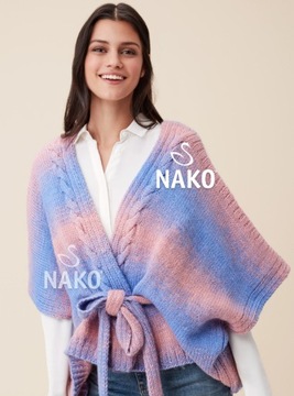 Пряжа NAKO OMBRE 100г/190м шерсть меланж 20302