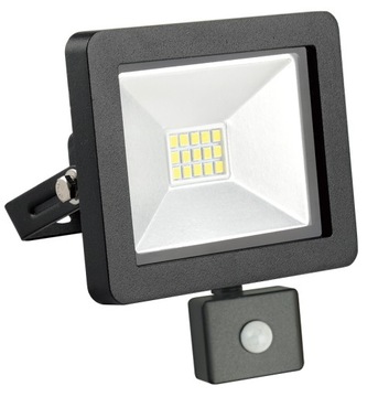 Naświetlacz LED slim 10W 4000K PIR