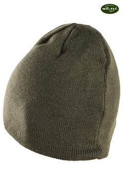 Ciepła CZAPKA ZIMOWA Beanie Watch Cap ZIELONA OLIV