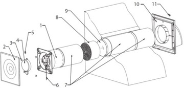 РЕКУПЕРАТОР AWENTA COMPACT HRV 125 P ГАРАНТИЯ