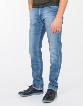 Długie Spodnie Jeans Męskie Texasy Dżinsy dla Wysokich HUNTER 110/22 W32L36