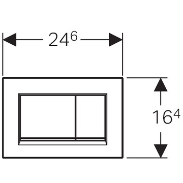 GEBERIT DUOFIX UP320 SIGMA FRAME 30 матовый белый